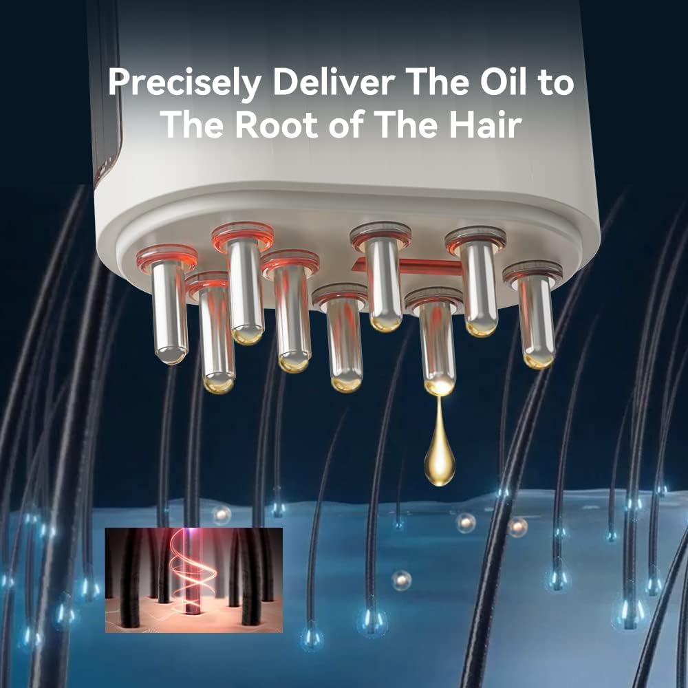 Electric Hair Oil Applicator and Massager