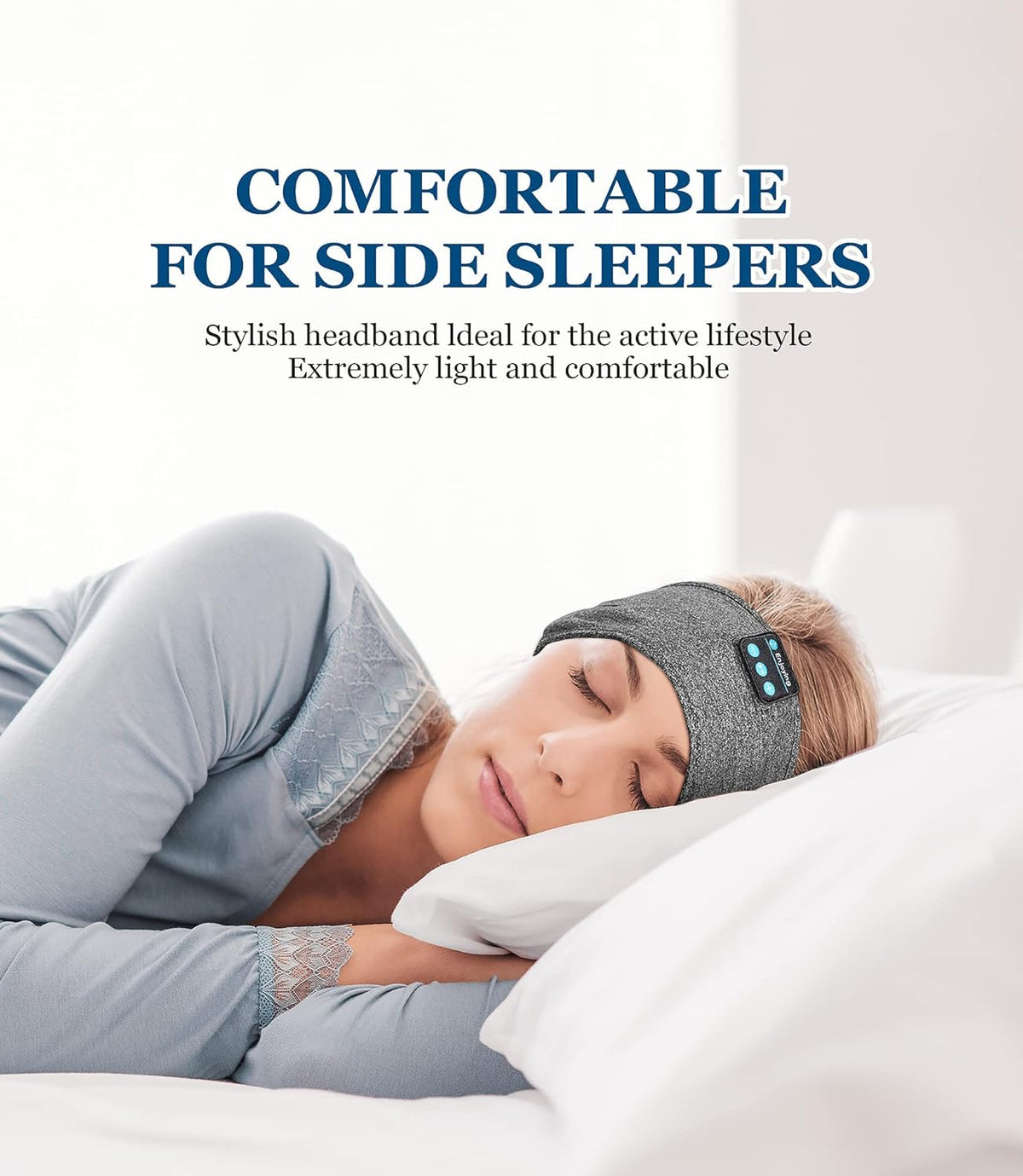 DreamBand 3-in-1 Bluetooth Sleep & Sport Headband Sleep Mask Headphones