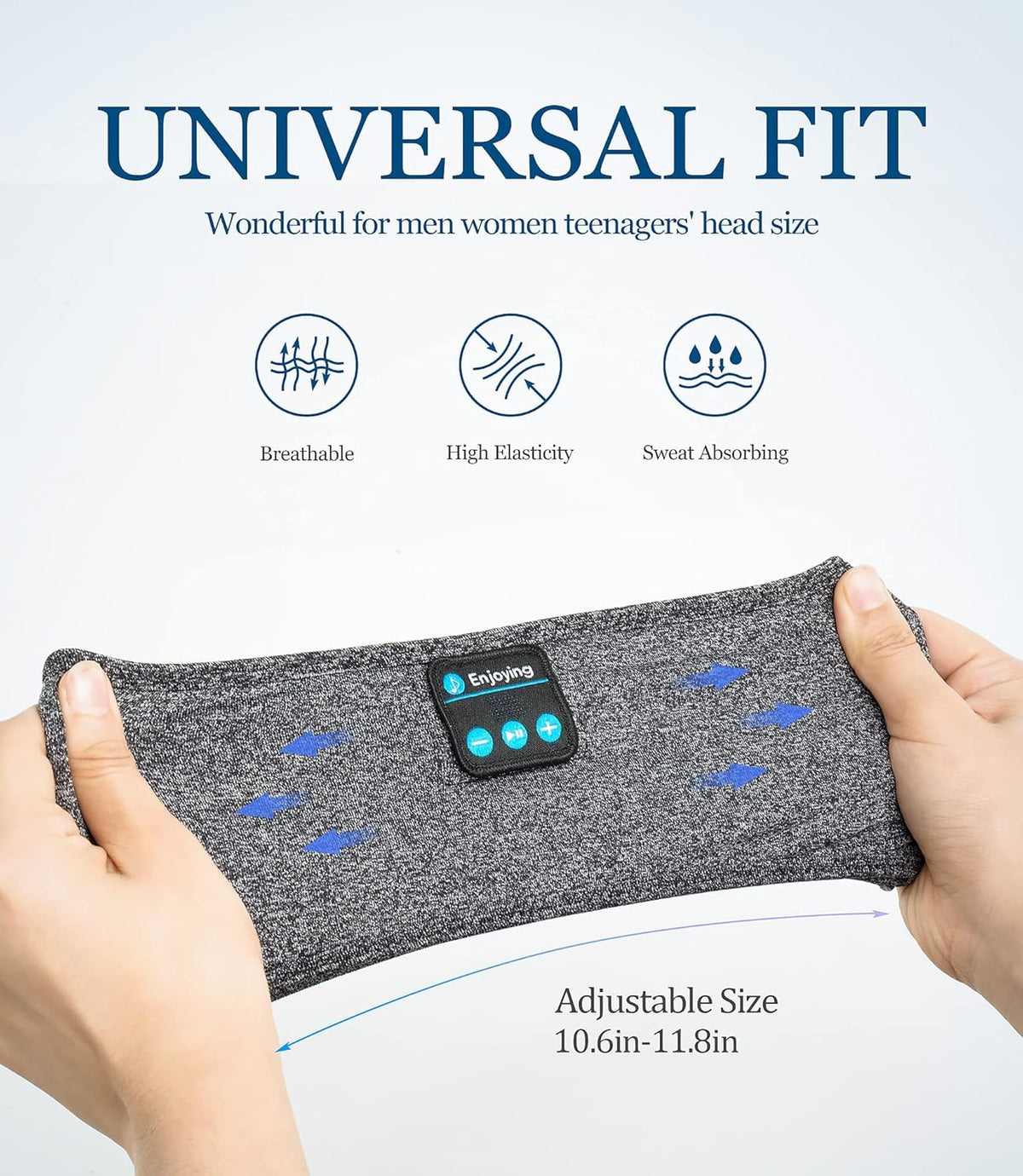 DreamBand 3-in-1 Bluetooth Sleep & Sport Headband Sleep Mask Headphones