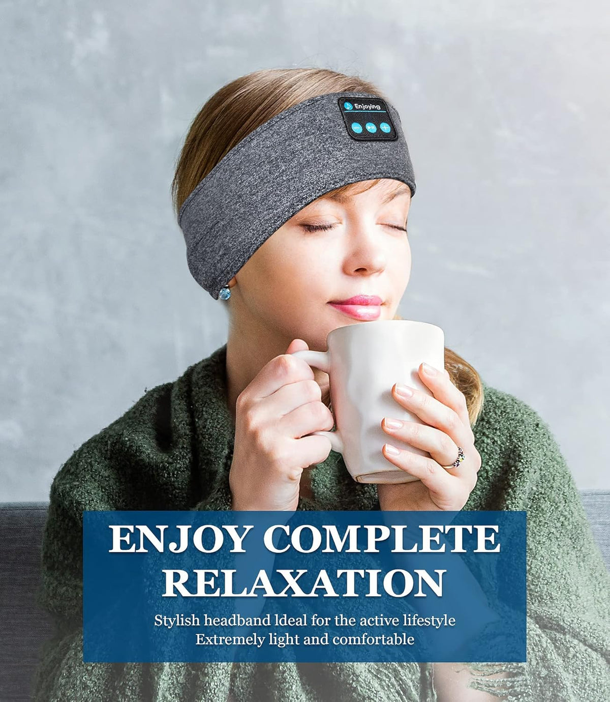 DreamBand 3-in-1 Bluetooth Sleep & Sport Headband Sleep Mask Headphones