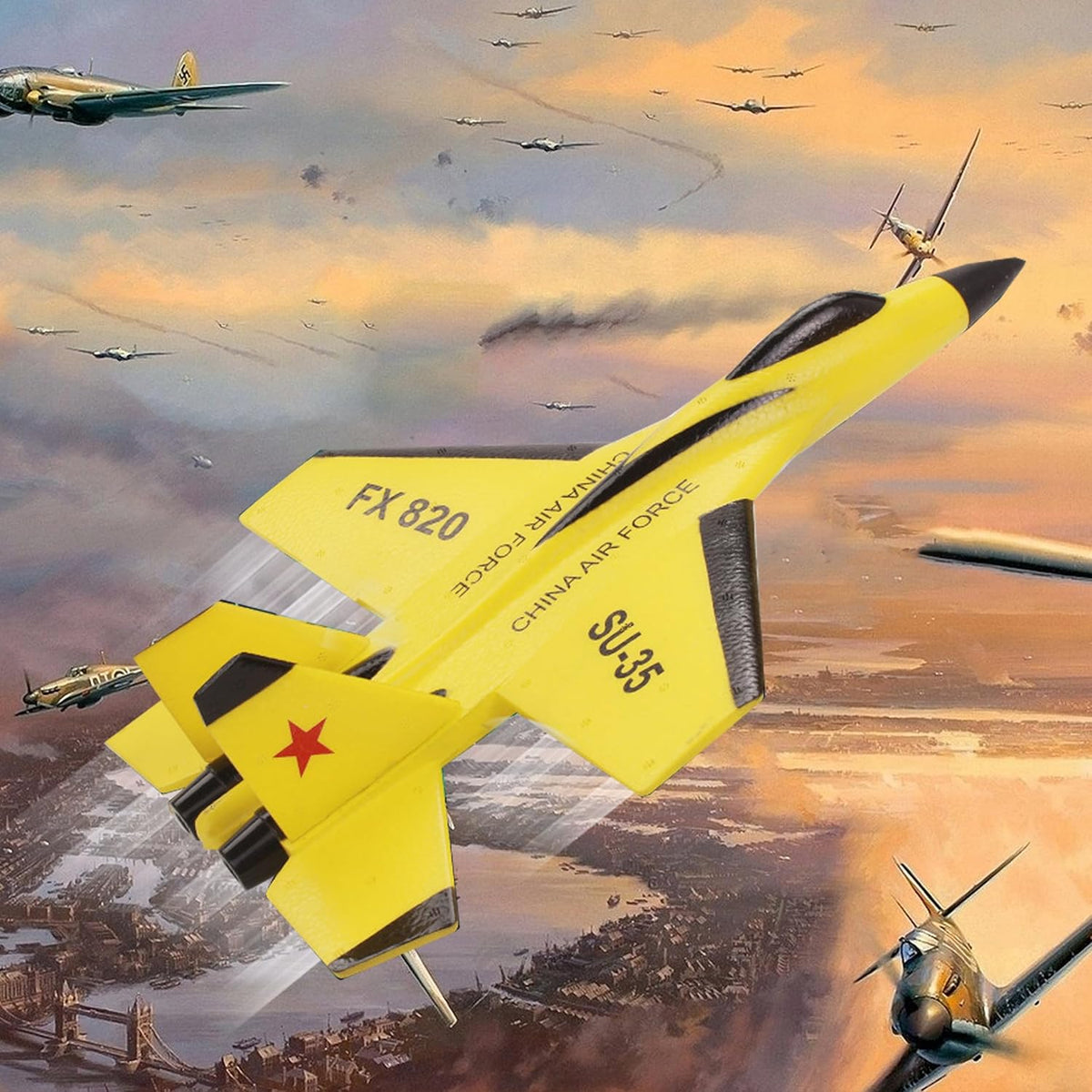 Su-35 Rc Plane, 2Ch Remote Control Airplane