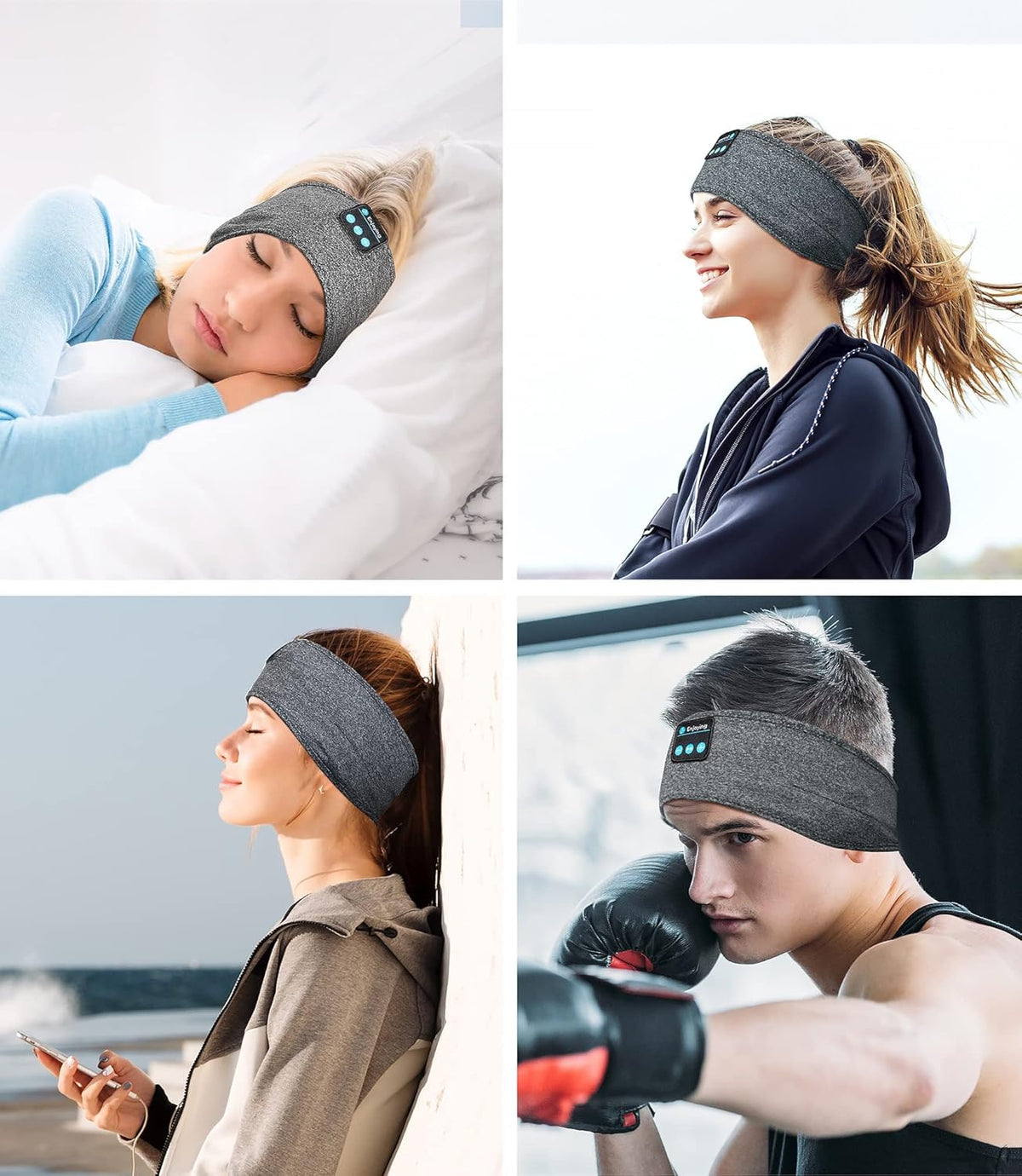 DreamBand 3-in-1 Bluetooth Sleep & Sport Headband Sleep Mask Headphones